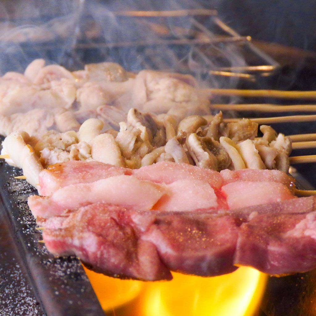 焼きとんといえば大黒。豚を余すことなく堪能できます。