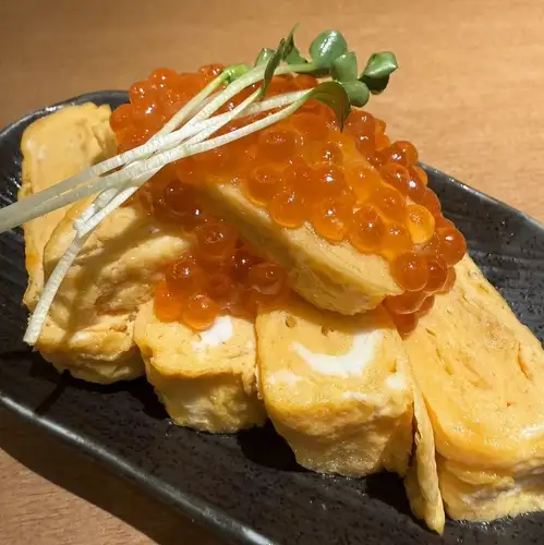 いくら乗せ乗せ！だし巻き玉子