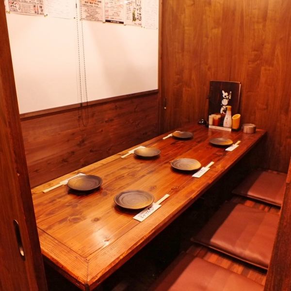 大人気の個室を完備！2名～6名までOKの個室は大人気★ご予約はお早めに♪各種宴会にも利用できます♪