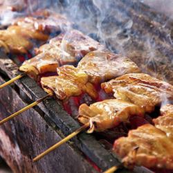 豚バラ(大人気)/ささみ(梅肉青じそ・わさび)/手羽先/つくねチーズ焼き串