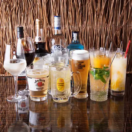 各種アルコールが楽しめる『お得な90分飲み放題コース』