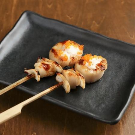 ホタテ炙り焼き