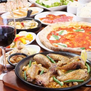 New Year party · Party ♪ Pleasant selection 【Paella pork】 course 4000 yen (tax included)