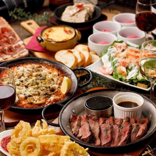 New Year party · Party ♪ Fun choice 【Paella Beef】 course 4500 yen (tax included)
