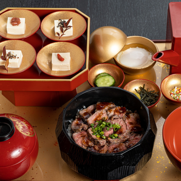 [看起來很漂亮♪]和牛牛肉hitsumabushi和京都豆腐豆腐3,190日元（含稅）