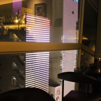 Window side table scenery [# bar # bar # BAR # second meeting # avenue # 狸 alley # susukino # birthday]