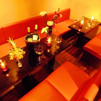 Semi-private room sofa seat [# bar # bar # BAR # second meeting # avenue # 狸 alley # susukino # birthday]