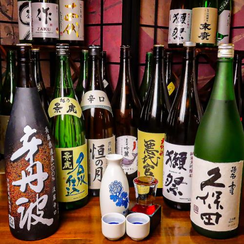 種類豐富的青森當地酒