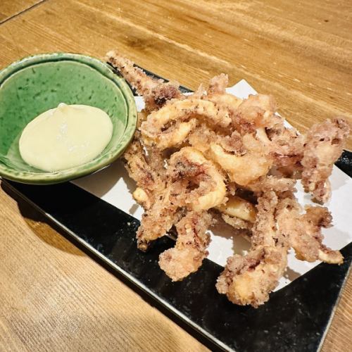 青森産スルメイカ下足の唐揚げ