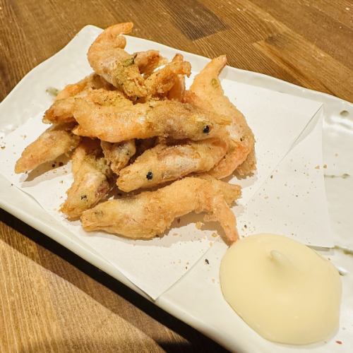 甘海老の唐揚げ