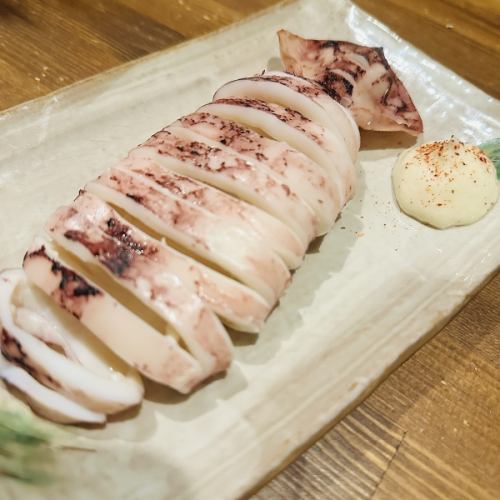 青森産 スルメイカの浜焼き