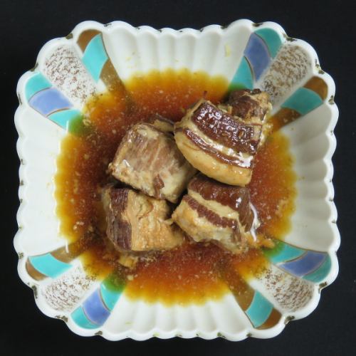Kakuni cooked with dashi stock