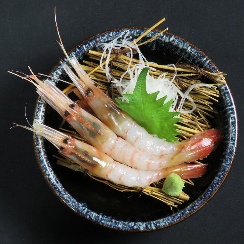 Botan Shrimp Sashimi from Funka Bay
