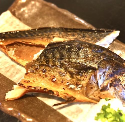 トロ鯖の文化干し 炙り焼き