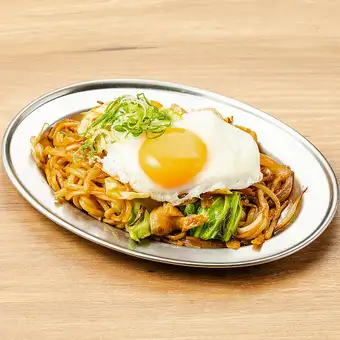 호르몬 된장 구이 소바