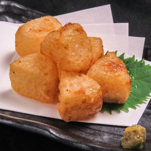 Deep-fried radish