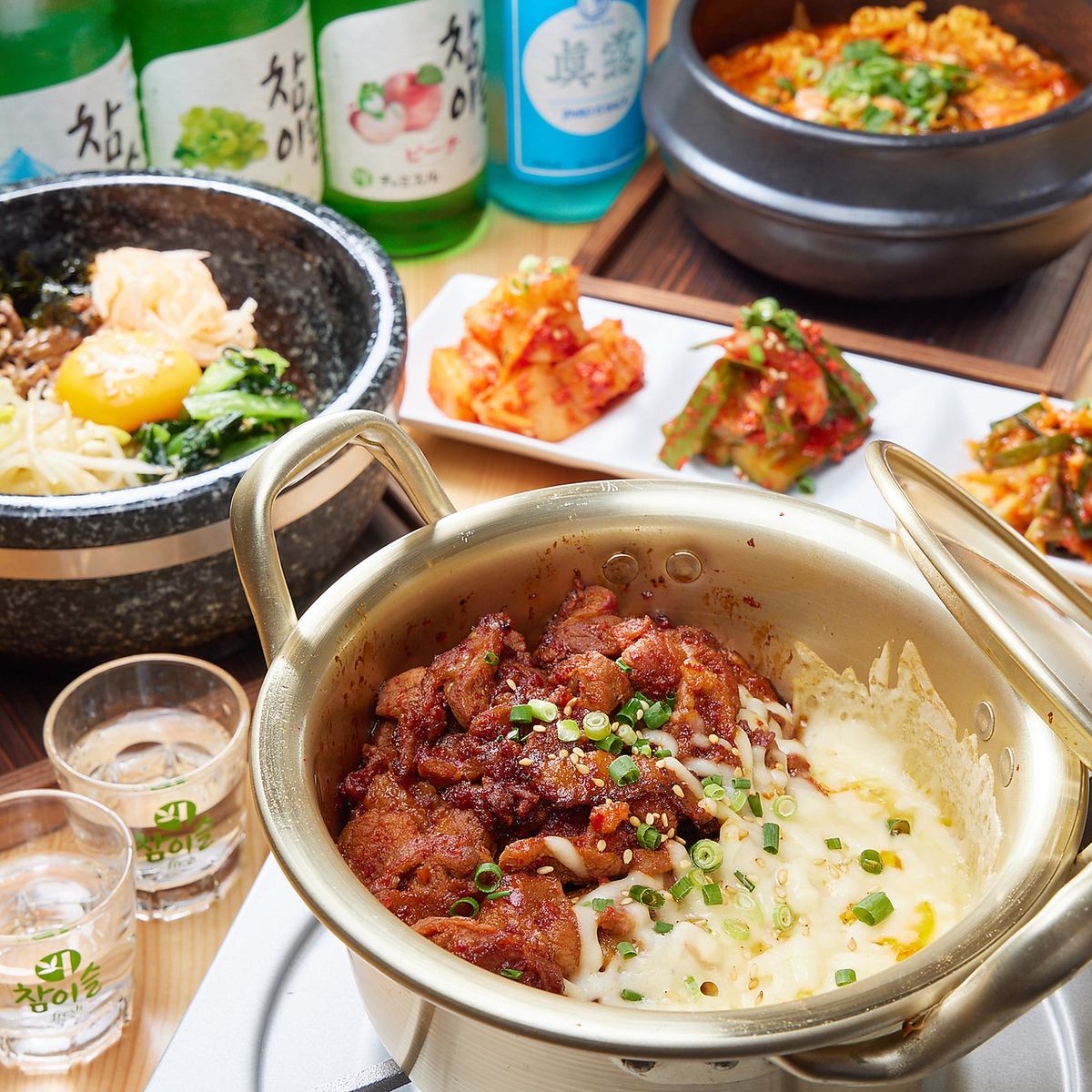Full of volume! Satisfy your taste buds with creative Korean cuisine created by a former sushi chef from Korea that you can't taste anywhere else