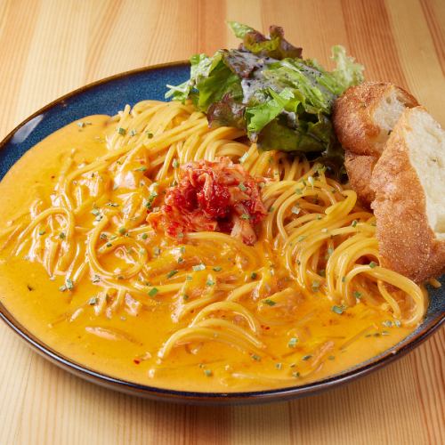 【ランチ1番人気】唯一無二のキムチクリームパスタ