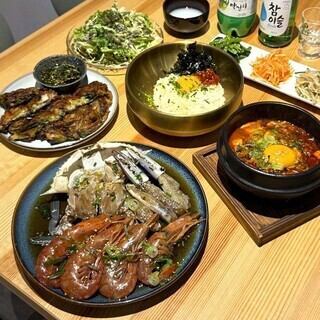 『カンジャンケジャン＆セウ コース』