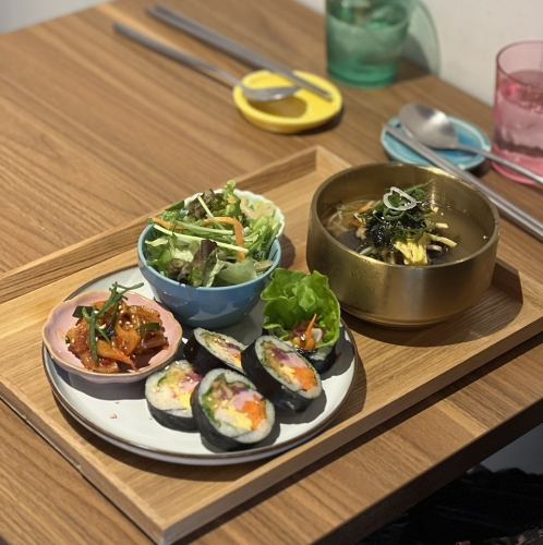 HARUオリジナルキンパ×韓国冷麺※キンパ×ビビン冷麺の組み合わせもお選びいただけます