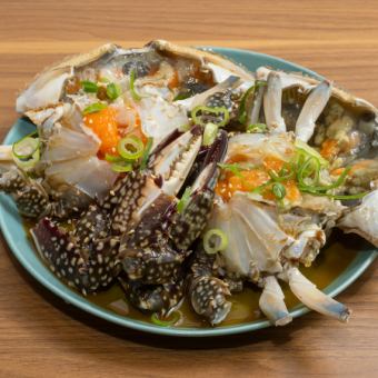Melt-in-your-mouth rich crab meat! A 7-course meal featuring our homemade marinated crab that will have you reaching for more rice ≪5,500 yen (tax included)≫