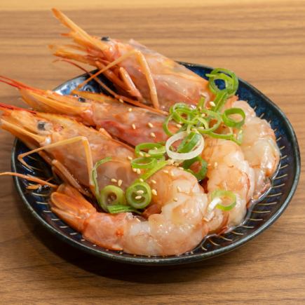 Irresistible bouncy texture! 'Ganjang Saeu' (marinated shrimp) soaked in our special sauce - 5-course meal ≪4,400 yen (tax included)≫