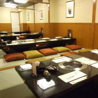Digging Tatsutsu Private room can accommodate up to 36 people