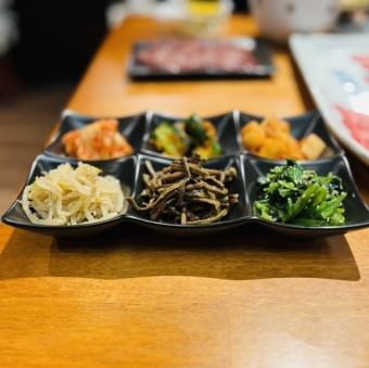 Assortment of 3 kinds of kimchi