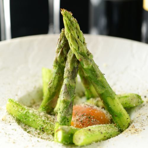 Green asparagus gratinata