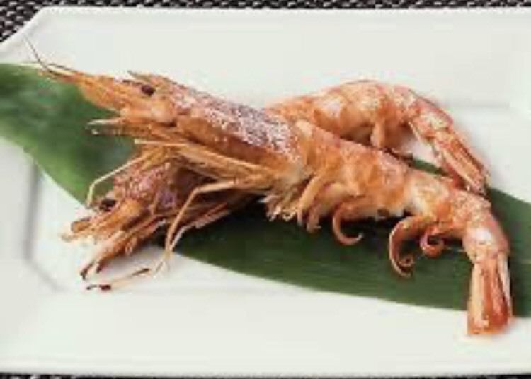 Grilled large shrimp