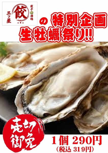 生牡蠣祭り開催！