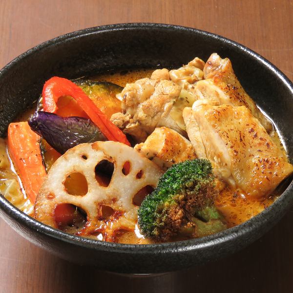 [Very filling★] The chicken has been renewed to 2.5 times the normal amount! "Chicken curry" is also a great way to finish off a meal!