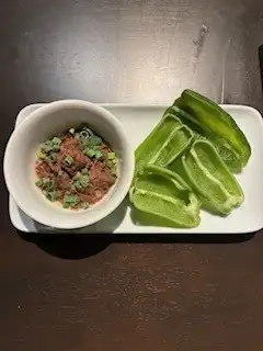 特製ピーマンの肉詰め
