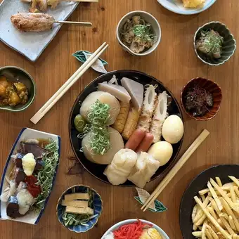 【宴會套餐】5道菜，4000日圓（含稅）