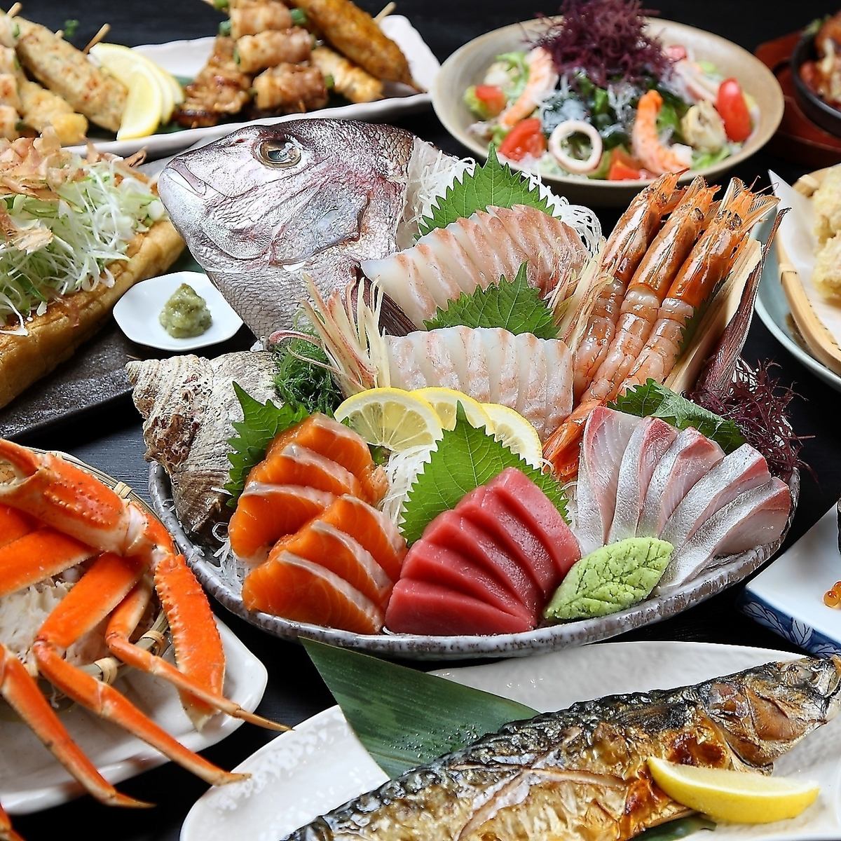 The fresh fish platter, which is particular about freshness and quality, is one of our prided dishes.