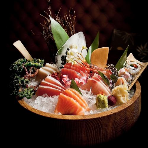 This is an izakaya that serves assorted fresh fish delivered directly from the fishing port.