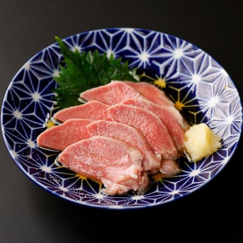 Tongue sashimi