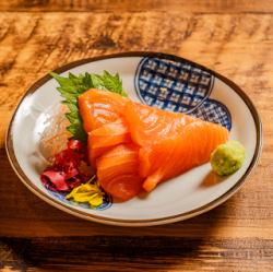 Salmon sashimi