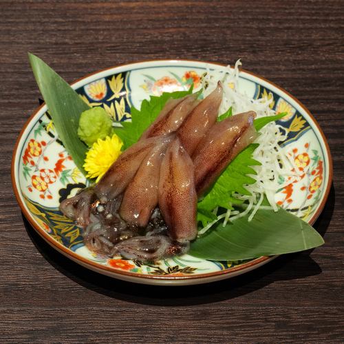 Firefly squid sashimi