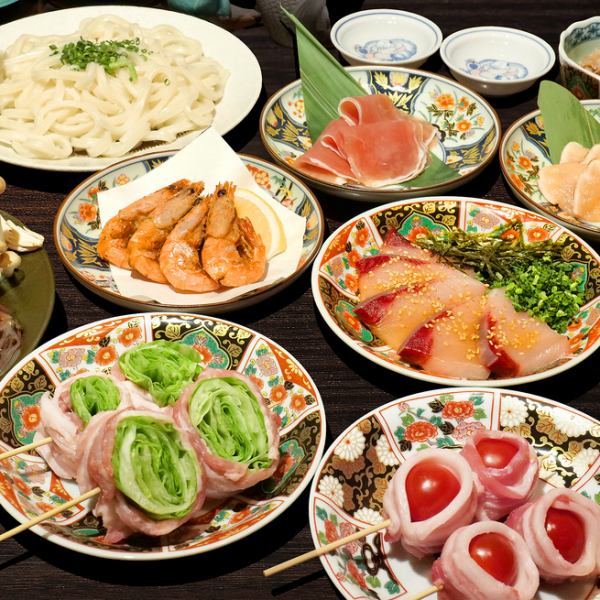 Using ingredients from Niigata Prefecture, the restaurant offers great value courses with 2 hours of all-you-can-drink starting from 3,500 yen, private rooms, local sake, and regional cuisine.