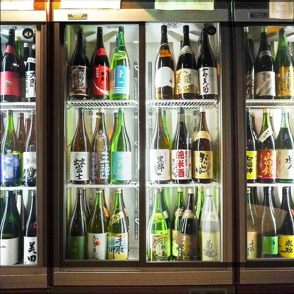 種類豊富な新潟地酒、日本酒を満喫！