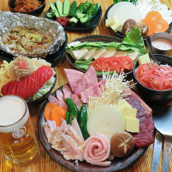 ◆押尾套餐 3,600日元（含稅） 人氣菜單一字排開！