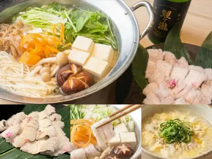 [Dinner] Eel Shabu-Shabu Hot Pot Course (6 dishes total) 8800 yen (tax included)