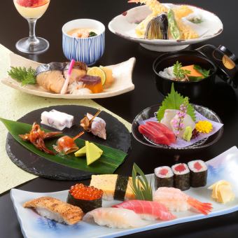 【ご法要会席】おまかせ鮨会席6600円(全8品)