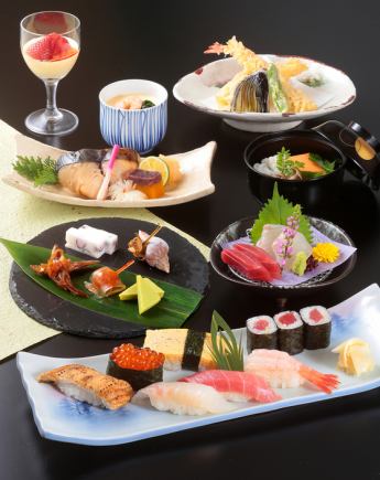 【ご法要会席】おまかせ鮨会席6600円(全8品)