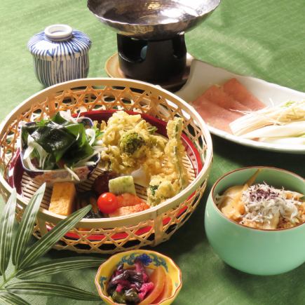春の花籠豚しゃぶ御膳(3月4月5月)