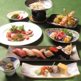 春の鮨会席コース8000 (3月4月5月)