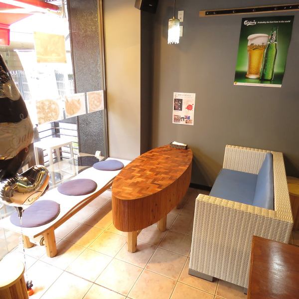 ■ Relax on the sofa! Recommend to a female friend's association to mom friends ♪ ■ In our shop, we will prepare a sofa seat for 6 people and 1 table ♪ A 1-minute walk from Chigasaki station "Agrume" 3 hours all-you-can-drink at leisure Please enjoy the wonderful time with Wai Wai Gayaaya for the gathering of mom friends at the women's association with the "Women's Association course" attached.