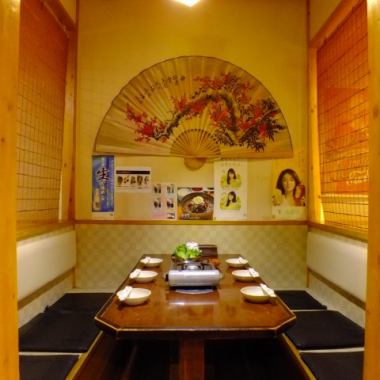 【Popular ★ 2 ~ 6 people private room】 Overwhelmingly supported by the women who came to Shin Okubo! ♪ Calming Japanese Private Room ♪ ♪ Popular among Women's Associations · Birthdays · Gongs ♪ Scenes in a calm and calm atmosphere Regardless of whether you enjoy it ☆ For popularity, when you visit us call us ◎