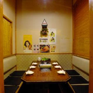 [Popular rooms for 2 to 6 people] We have several types of private rooms, which are rare in Shin-Okubo.